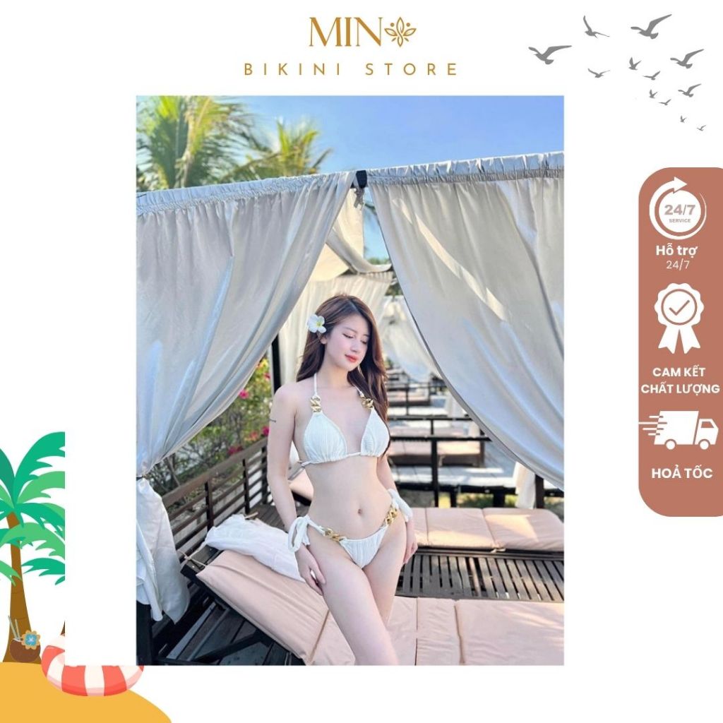 Bộ Bikini 2 Mảnh Dây Xích Điều Chỉnh Được Thời Trang Sexy Shopee Việt Nam