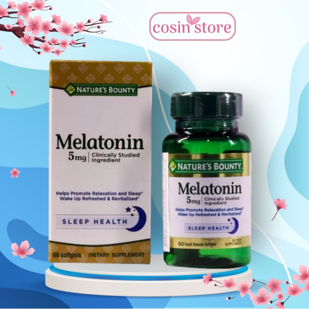 Vi N U Ng Melatonin Mg Vi N Nature Bounty Super Strength H Tr