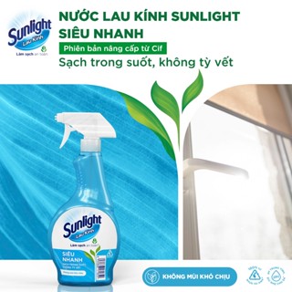 Combo 2 Nước lau kính Sunlight Siêu nhanh Phiên bản nâng cấp từ Cif