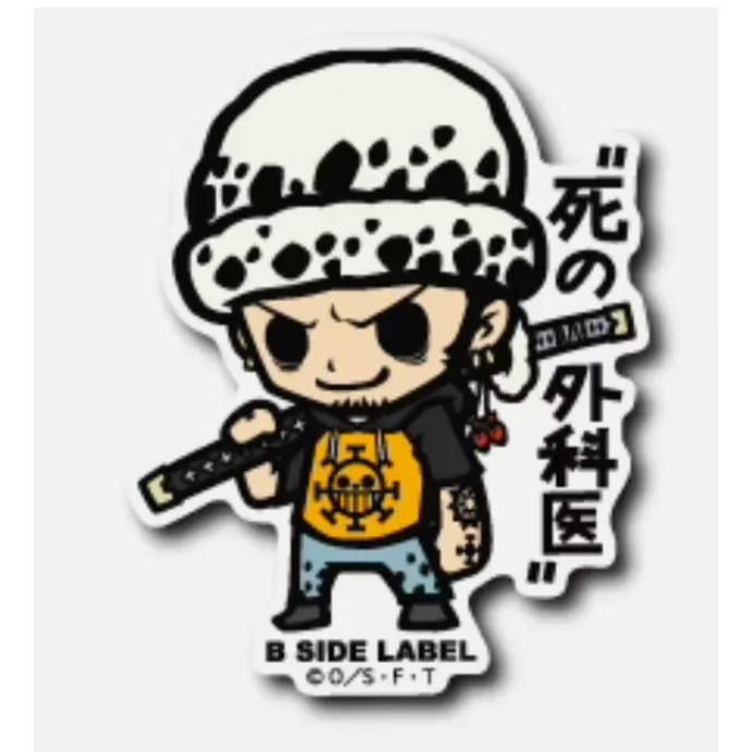 Direct From Japan B Side Label Sticker Onepiece One Piece Trafalgar