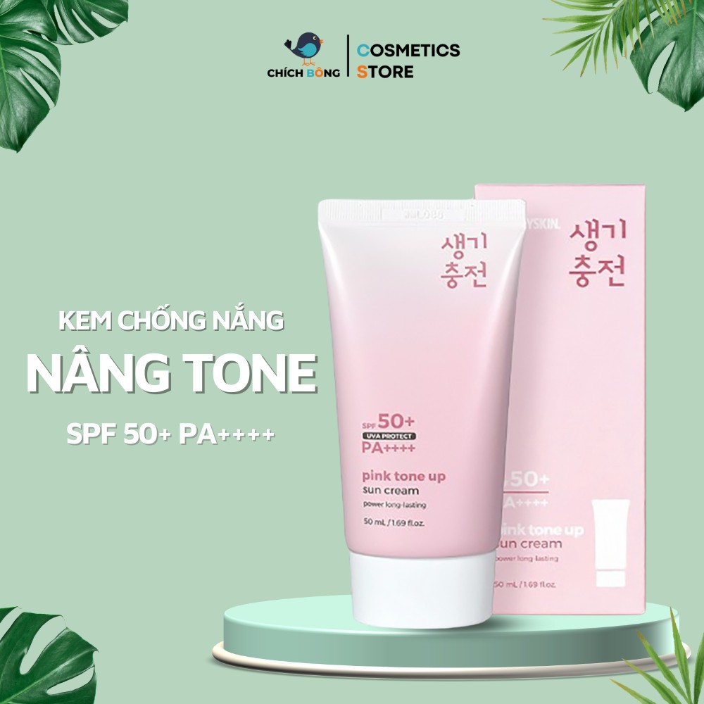 KEM CHỐNG NẮNG PINK TONE UP PRETTYSKIN Shopee Việt Nam