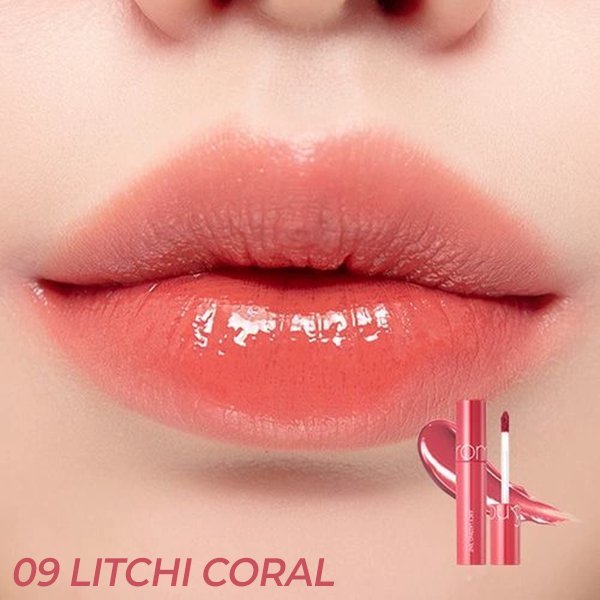 Son Romand Juicy Lasting Tint 23 Nucadamia đỏ nâu nude MLBB tự nhiên