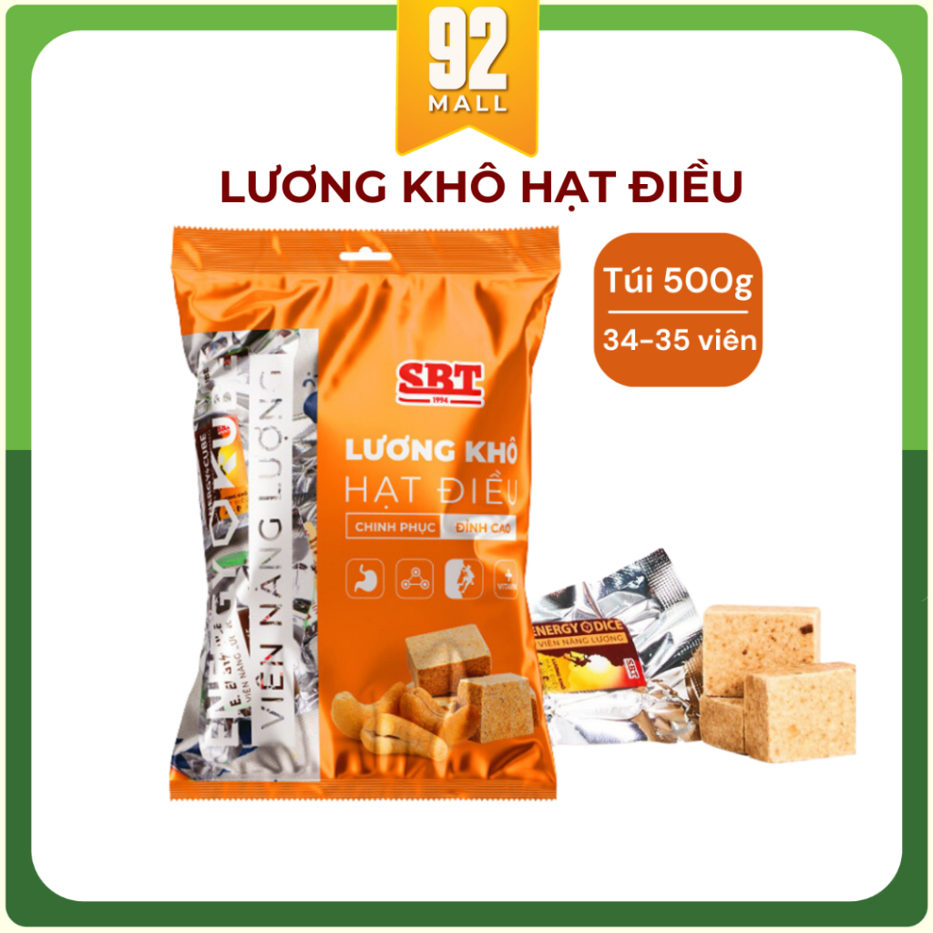 Lương khô Mini SBT Việt Nam 9 vị Túi 500gr Lương Khô Dinh Dưỡng Ăn Vặt