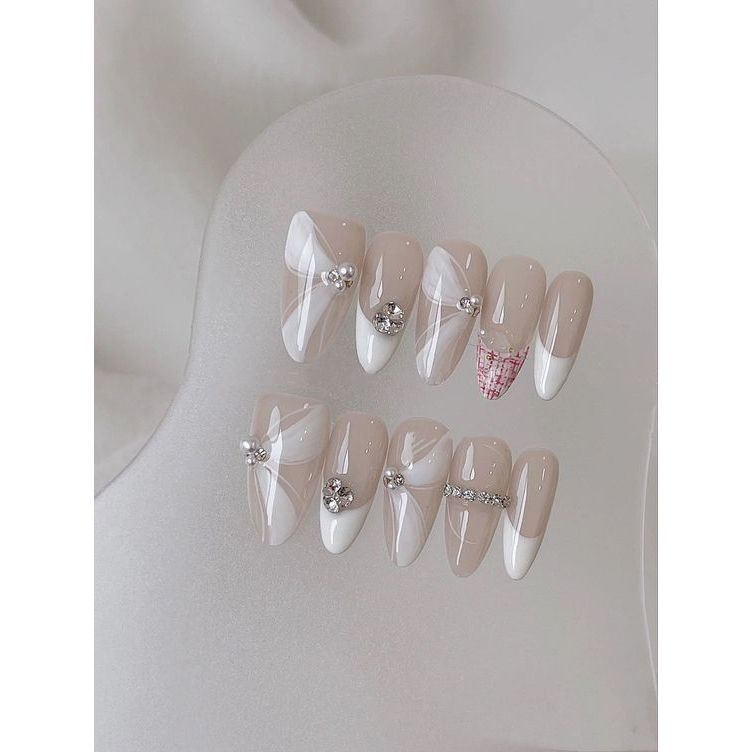 Nailbox Thi T K Th Ch H Ng Nude Mix Gi Len N Gi N Nh Nh Ng Shopee Vi T Nam