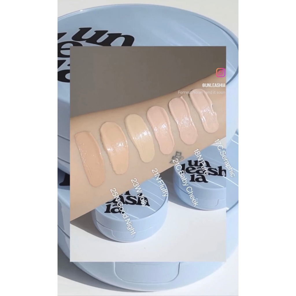 Phấn nước mịn lì UNLEASHIA Babe Skin Baby Blue Cushion 15g Shopee