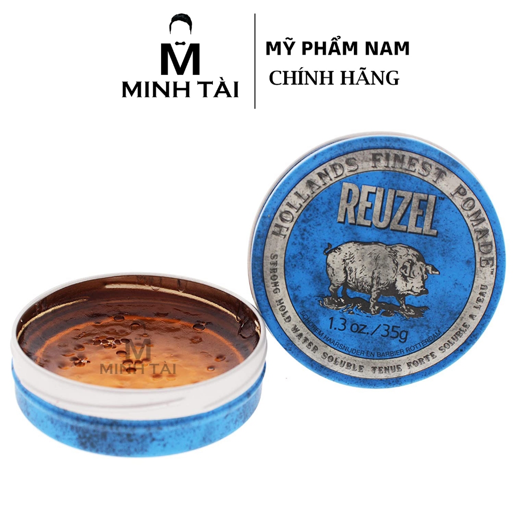 Sáp Vuốt Tóc Nam Reuzel Blue Pomade Hàng Chính Hãng Shopee Việt Nam