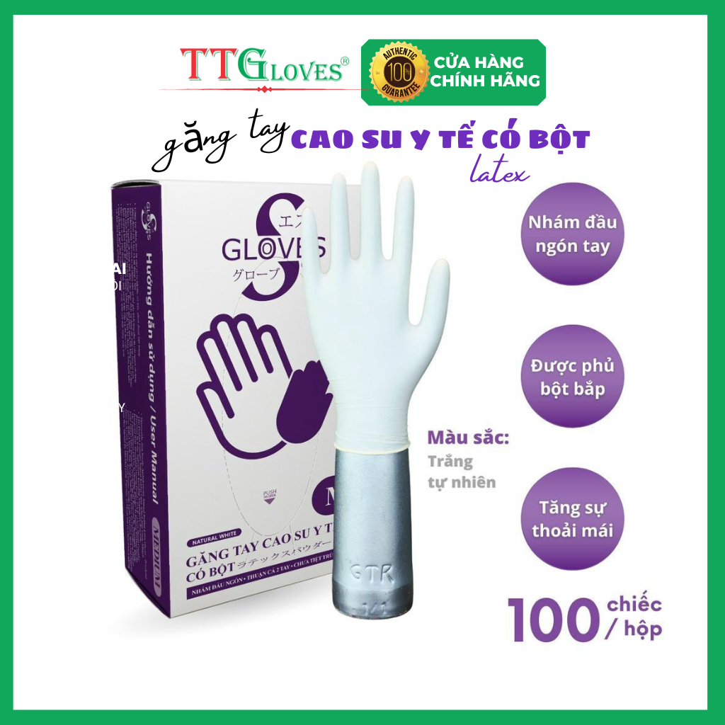 G Ng Tay Y T Bao Tay Cao Su Y T Sgloves Latex C B T G Chi C