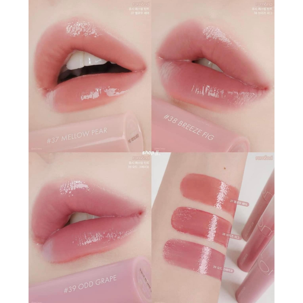 Son Romand Juicy Lasting Tint 4 Màu Mới Nhất 36 Peach Honey B 37 Mellow