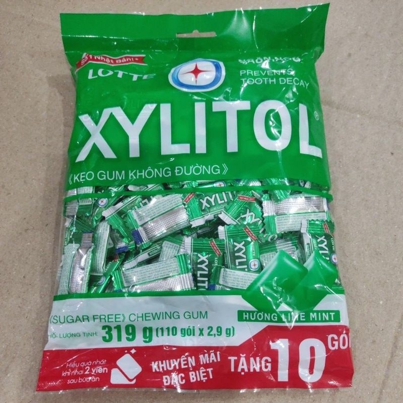 K O Gum Kh Ng Ng Xylitol Lotte H Ng Lime Mint T I To G G I