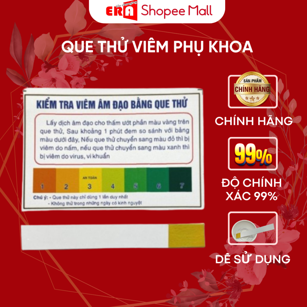 Que thử viêm phụ khoa âm đạo giúp điều chỉnh độ pH nhanh nhạy chính