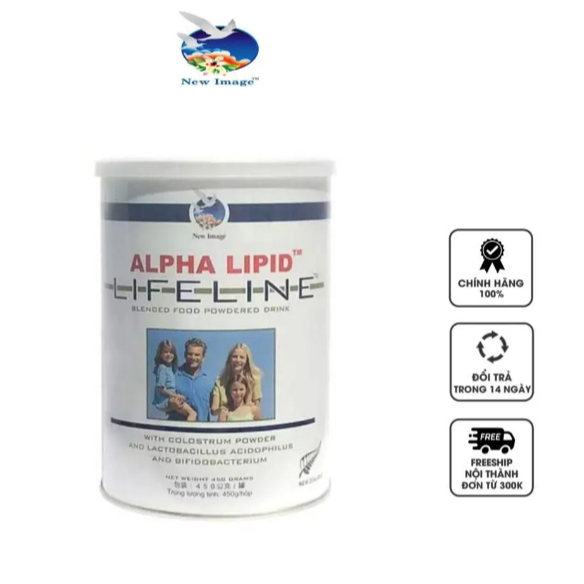 Sữa non Alpha Lipid Lifeline 450g chính hãng New Zealand Shopee Việt Nam