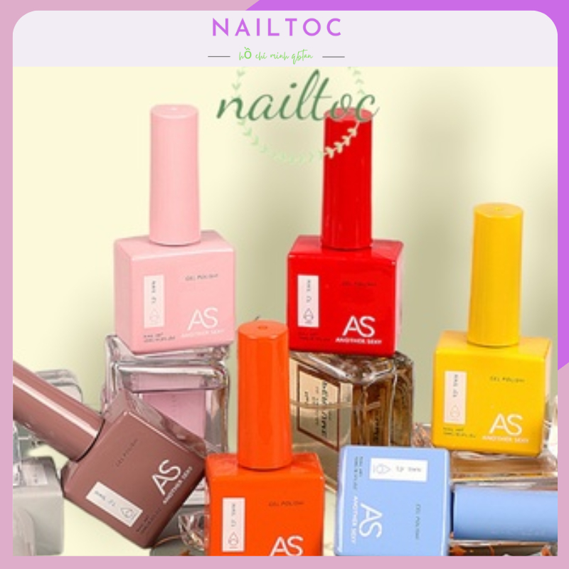 Sơn gel AS mẫu chai vuông siêu hot 60 màu mã 1 đến 30 15ml Shopee