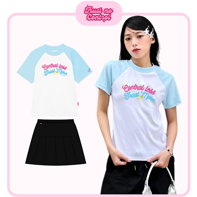 Baby Tee Tr Ng Raglan O Thun N Local Brand Tnc Set Ch N V Y X P Ly