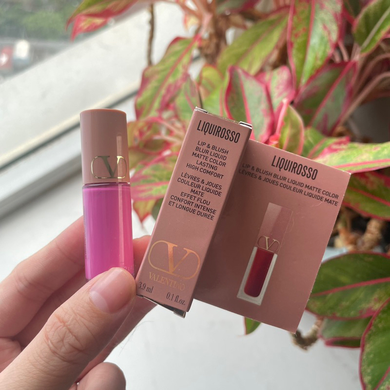 Sephora US Má hồng son kem Valentino Liquirosso Lip Blush Blur