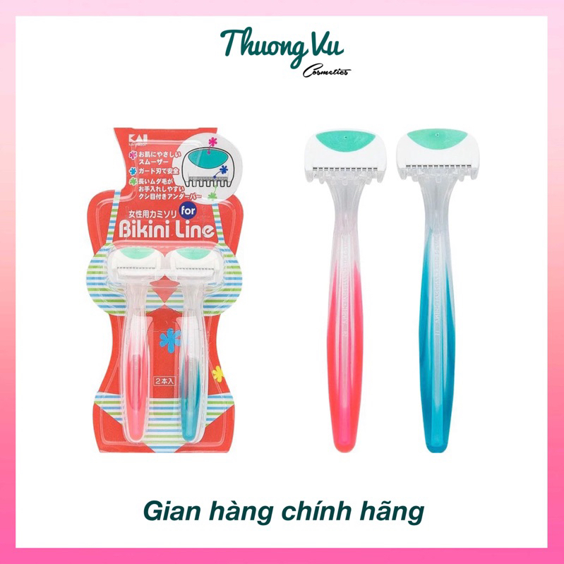 Set 2 dao cạo lông vùng kín Bikini Kai Nhật bản Shopee Việt Nam