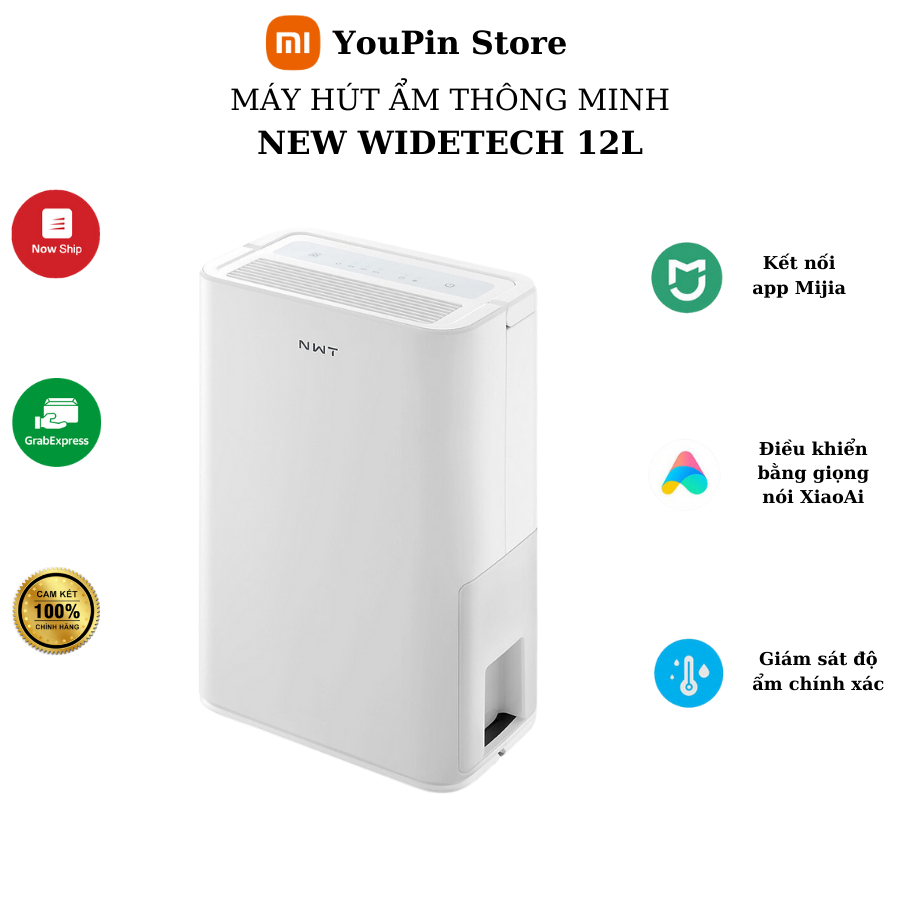 Máy hút ẩm thông minh Xiaomi NEW WIDETECH 10L NEW WIDETECH 12L NEW