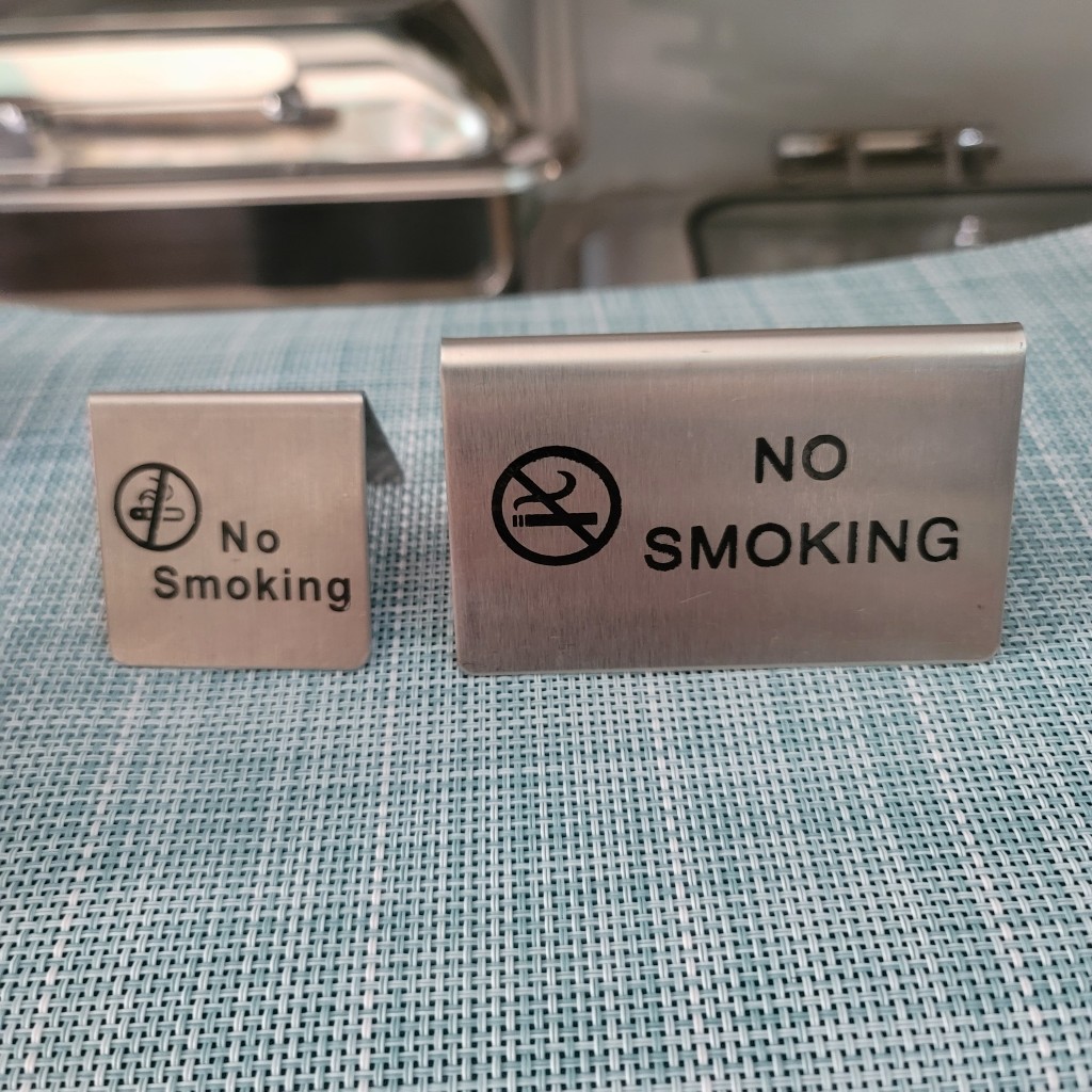 Bi N C M H T Thu C No Smoking Inox Nhi U K Ch Th C Shopee