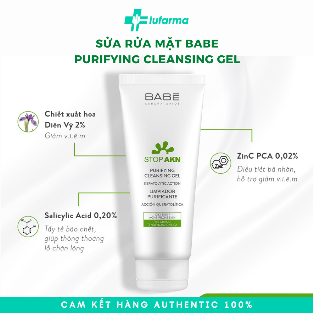 H A T C Sg S A R A M T Babe Stop Akn Purifying Cleansing Gel Cho Da