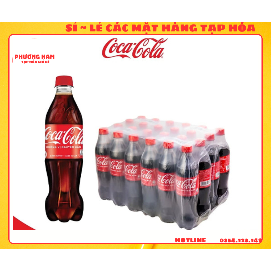 Lốc 24 Chai Nước Ngọt Giải Khát Có Ga Coca Cola 300ml Chai Shopee