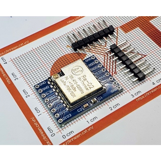 Sx Lora Ra Ai Thinker Module Thu Ph T Rf Spi Mhz Shopee