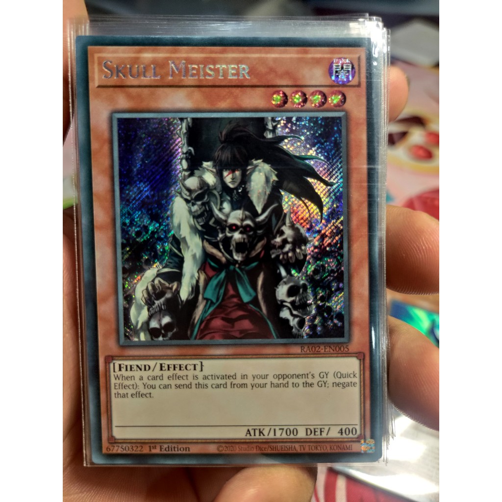 KW2 Yugioh EN UK Thẻ bài Skull Meister RA02 EN005 Shopee Việt Nam