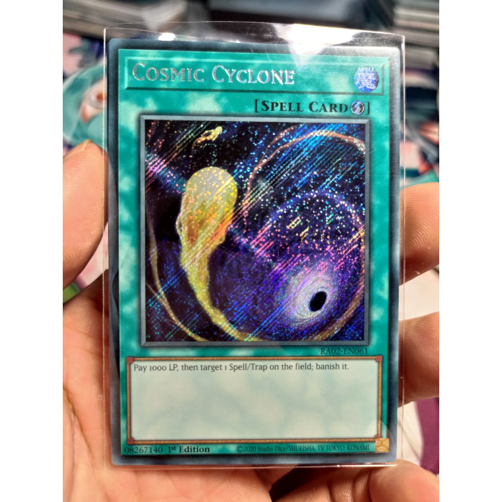 KW2 Yugioh EN UK Thẻ bài Cosmic Cyclone RA02 EN061 Shopee Việt Nam