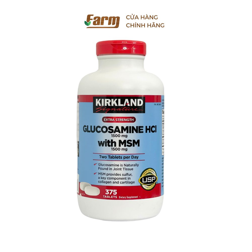 Vi N U Ng H Tr X Ng Kh P Kirkland Glucosamine Hcl Mg With Msm