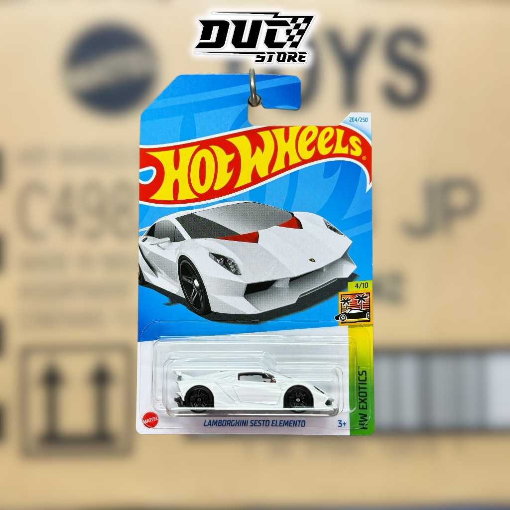 ducstore Xe mô hình HTC23 Hot Wheels Lamborghini Sesto Elemento basic