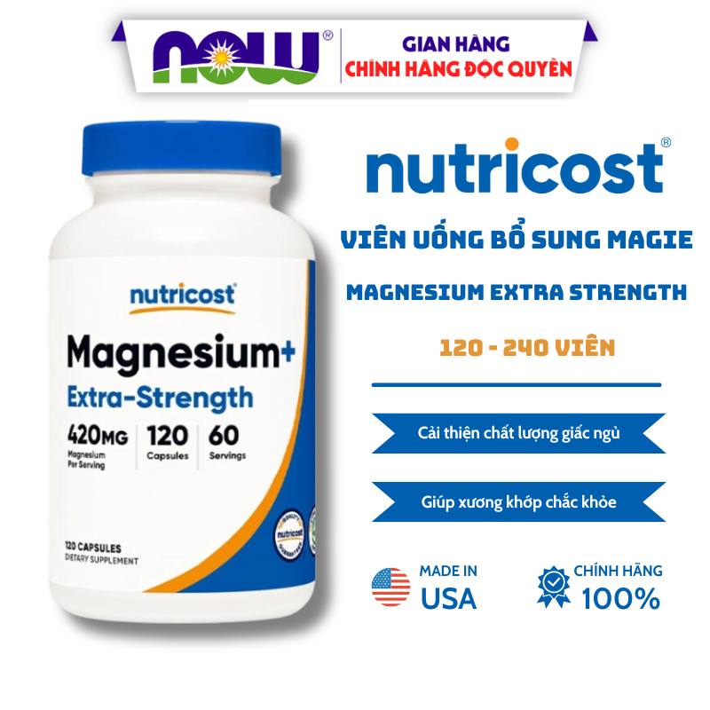 Vi N U Ng Magnesium Extra Strength Mg B Sung Magie Gi M Stress H