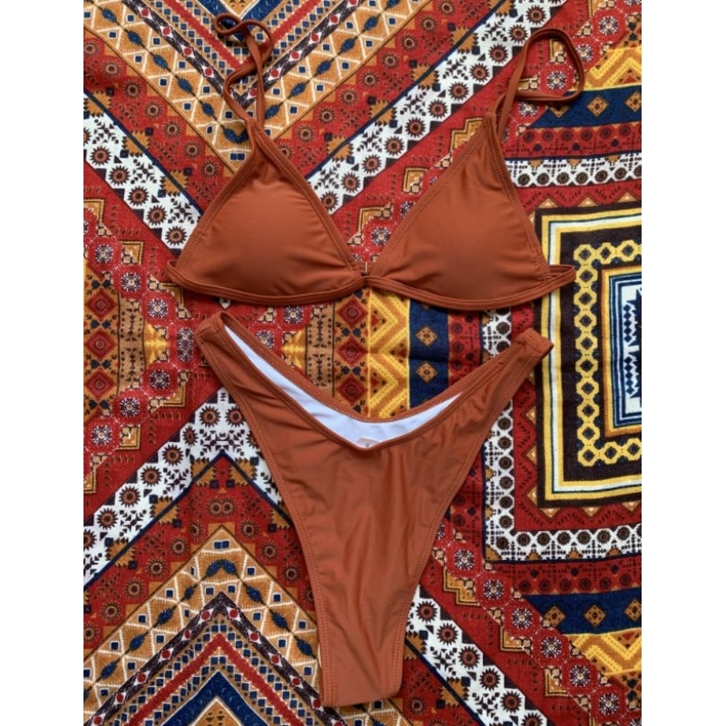 Bikini Tam Giác Lọt Khe Siêu Tây Tanning Đi Biển Siêu Sexy Shopee