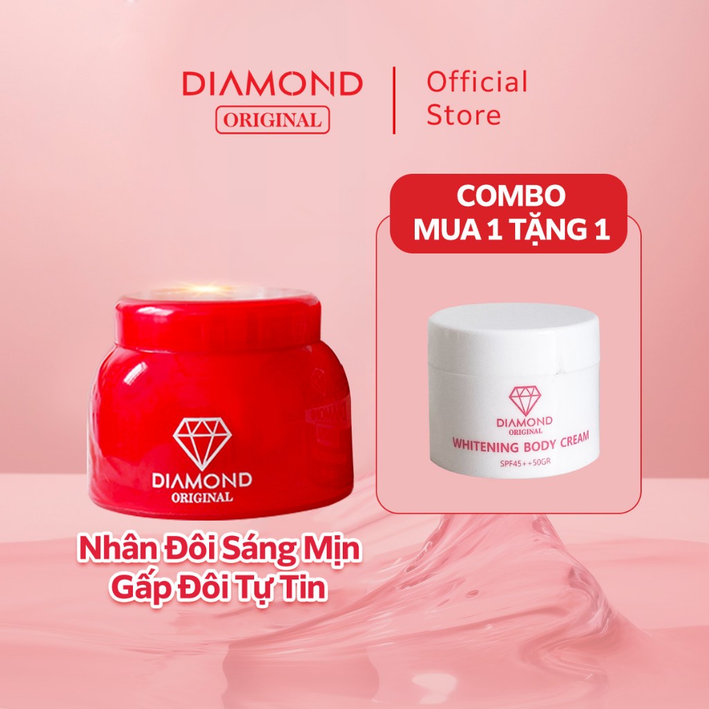 COMBO MUA 1 TẶNG 1 Mua Kem Body Dưỡng Trắng Da Diamond Original hộp