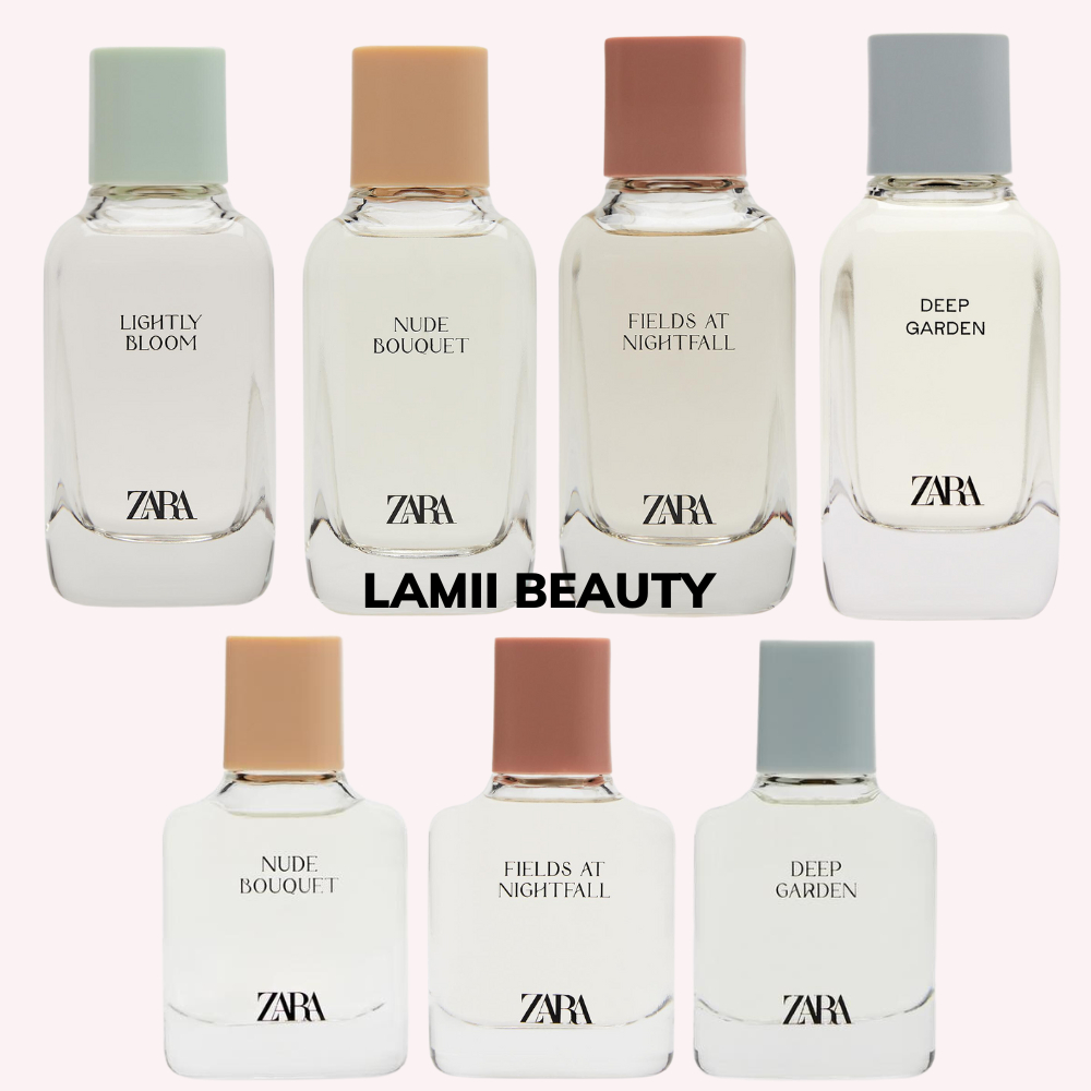 Set Nước Hoa ZARA EDP Lighty Bloom Deep Garden Nude bouquet Fields