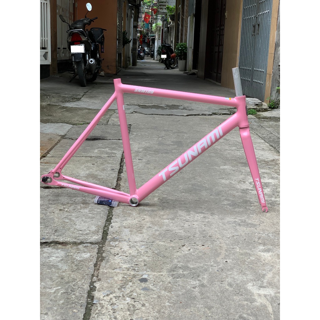 Khung Xe P Fixed Gear Tsunami Snm M U H Ng Nh T T Ng K M Ch N C