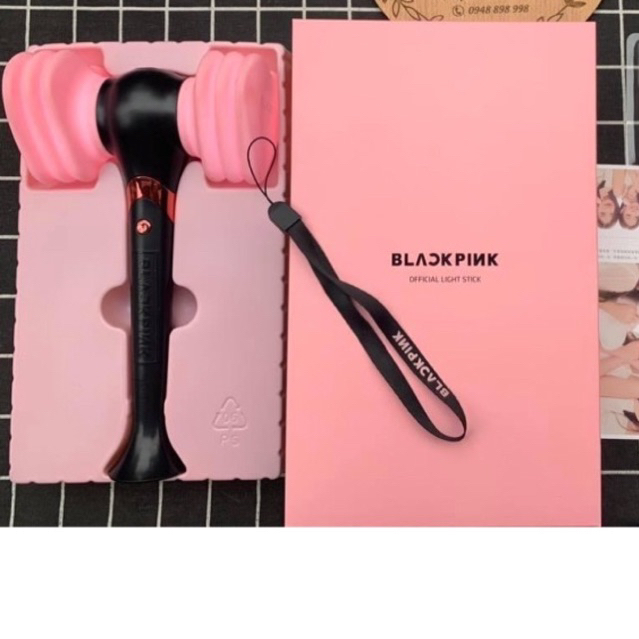 TẶNG PIN tặng CARD Lightstick BLACKPINK unoff Gậy Cổ Vũ Kpop