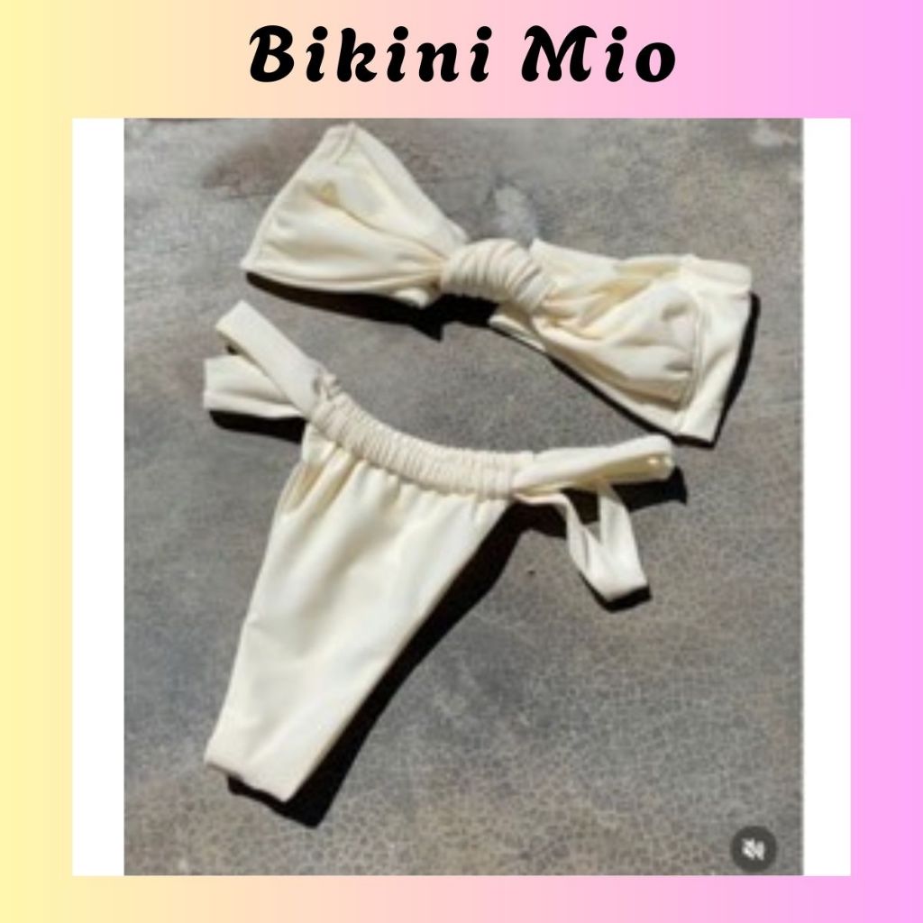 Bikini Mio 2 Mảnh Sexy Quần Đan Dây Chuẩn Cao Cấp Loại 1 Có mút đệm