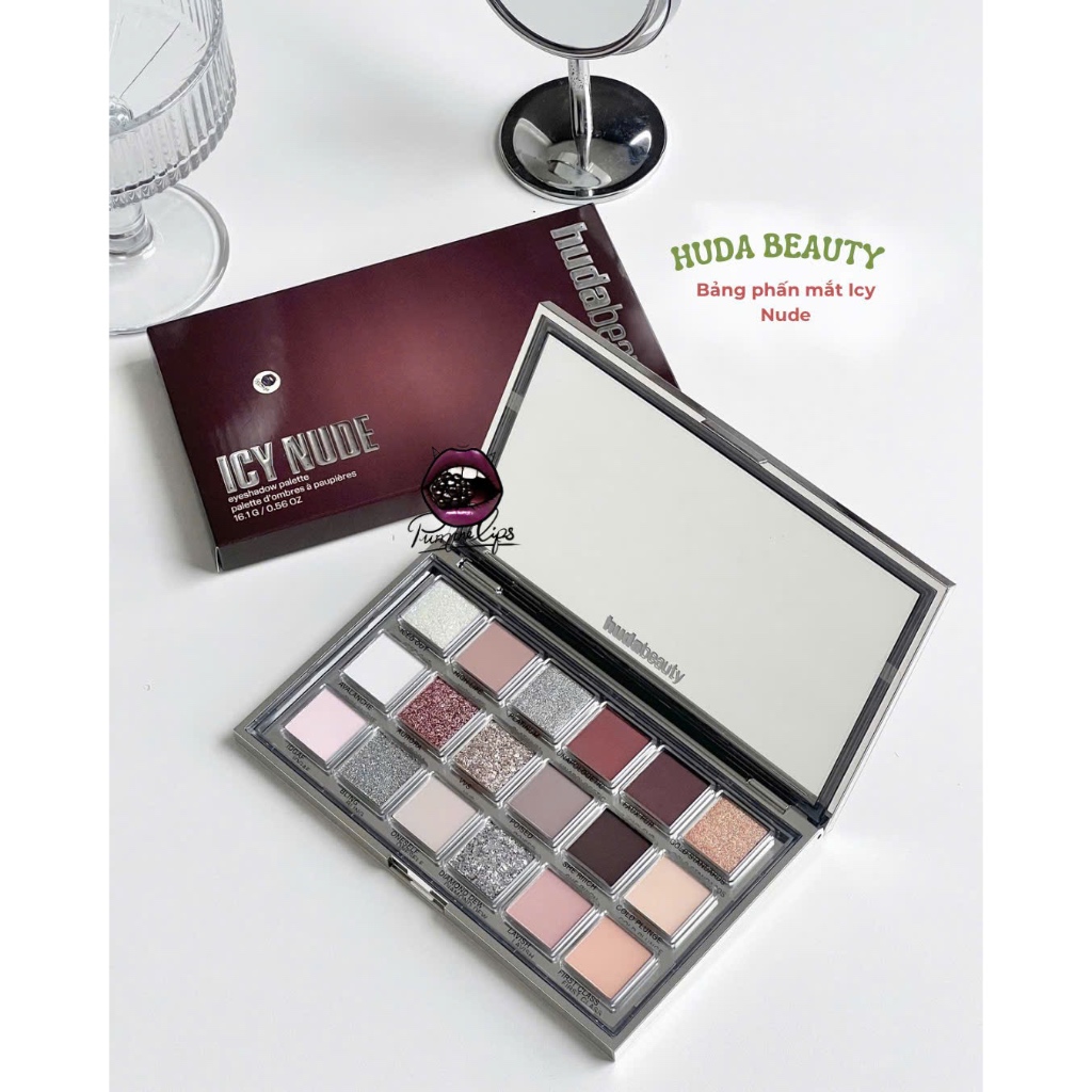 Hàng chính hãng Bill Sep Bảng mắt Huda Beauty màu Icy Nude Limited