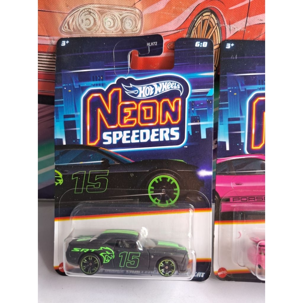 HOT WHEELS 2016 DODGE CHALLENGER SRT HELLCAT NEON SPEEDERS Shopee Việt Nam