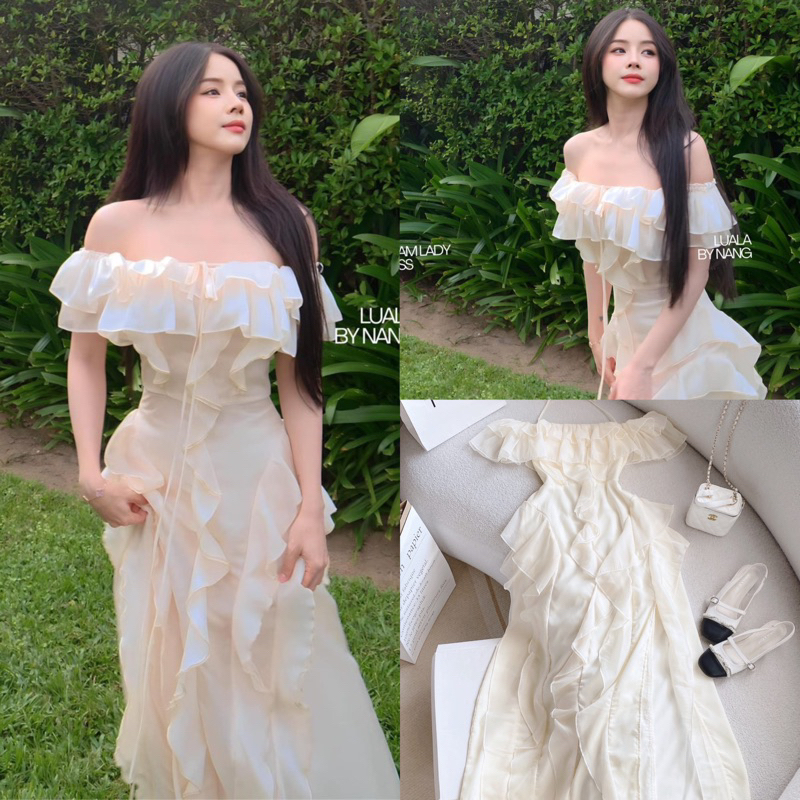 M Midi B O Nude Tr Vai Ulzzang N Ng Closet Shopee Vi T Nam