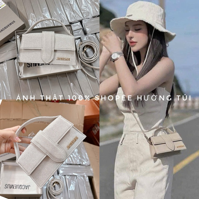 Túi j màu nude size có hộp Shopee Việt Nam