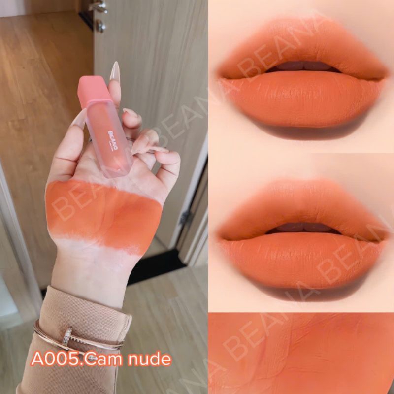Son cam nude son cam sữa son beana chính hãng son tone cam son mềm