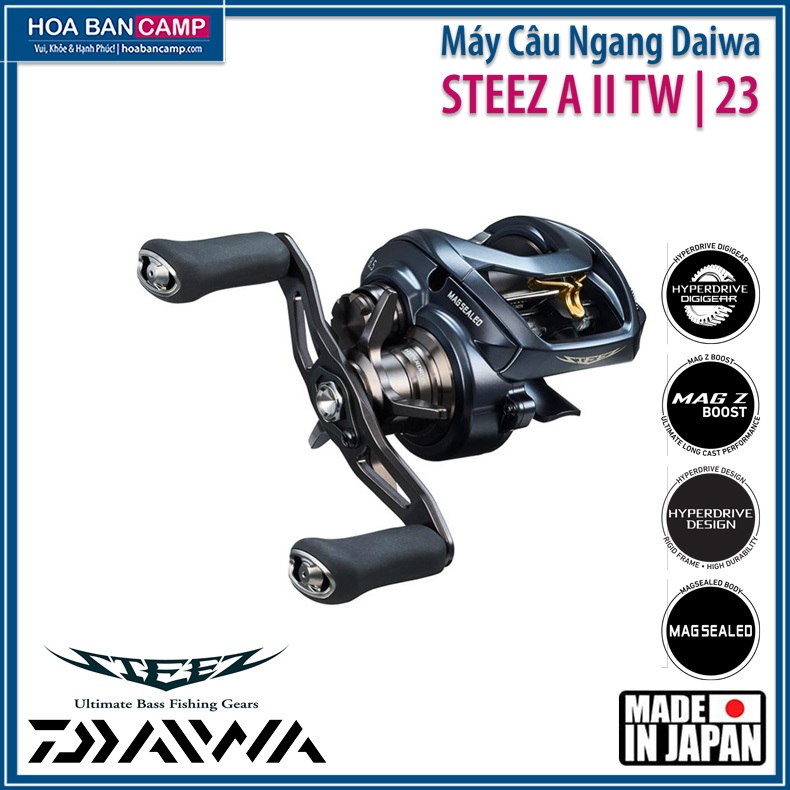 M Y C U Ngang Daiwa Steez A Ii Tw Magsealed Hyperdrive Design