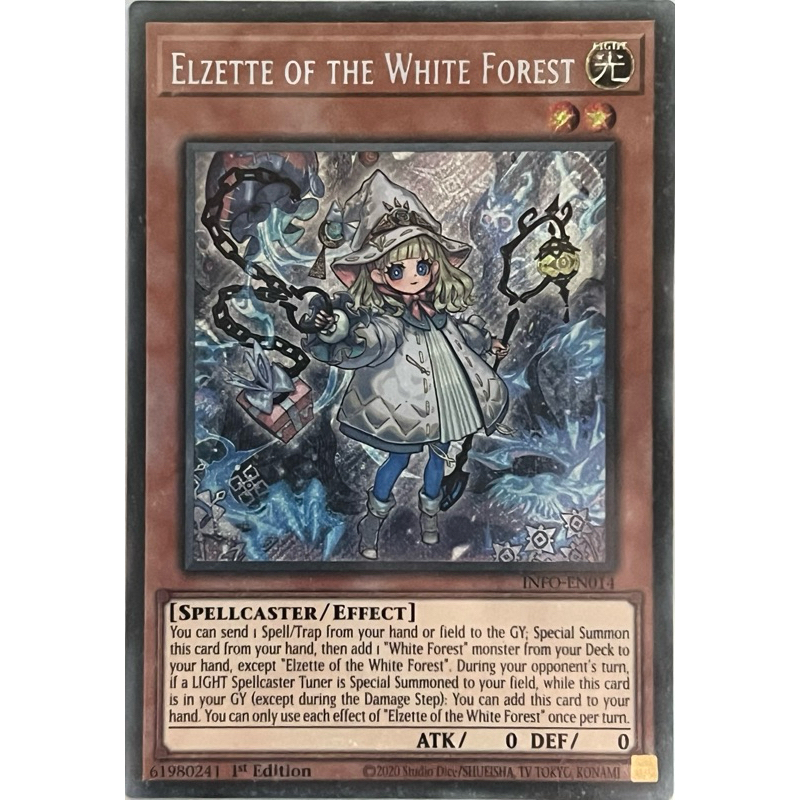 Elzette Of The White Forest Info En Secret Rare St Edition