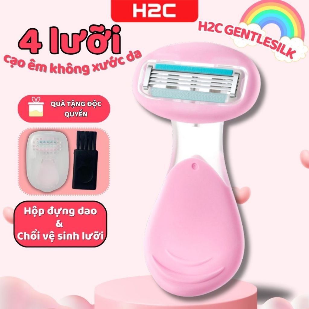 Dao cạo nữ dao cạo bikini Venus spa 4 blades có che tên Shopee