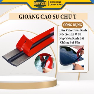 Gioăng Cao Su Chữ T Dán Viền Chân Kính Nóc Xe Hơi Ô Tô Nẹp Viền Kính