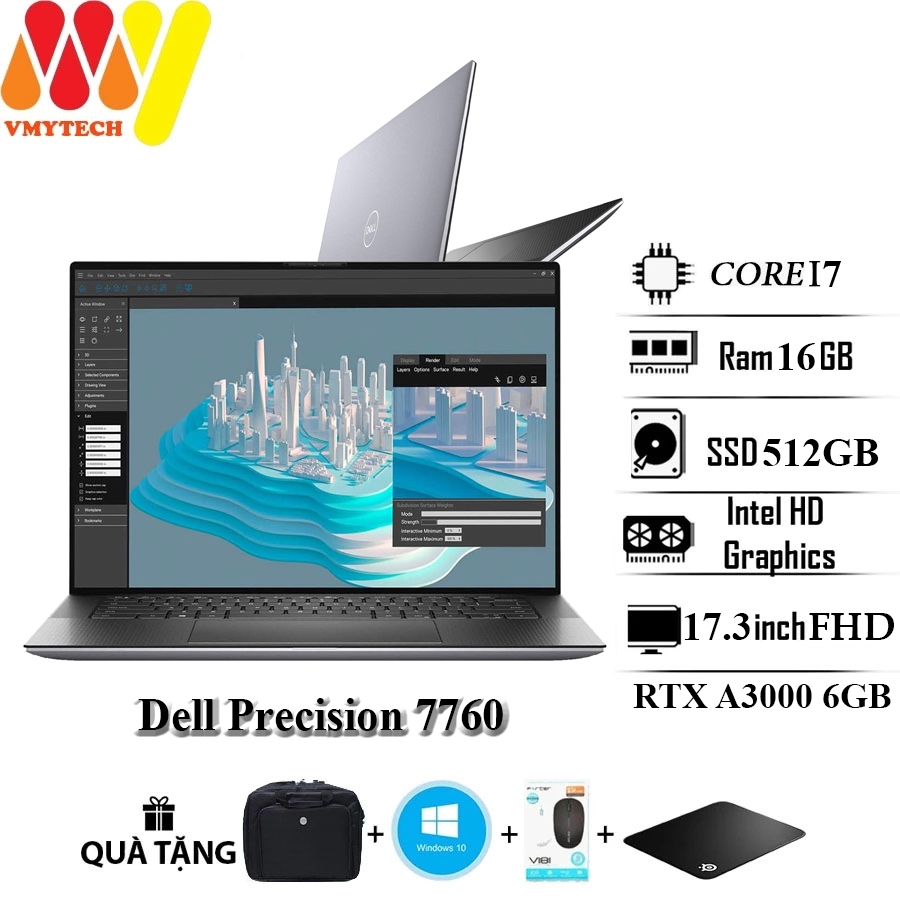 Laptop Dell Precision Core I H Ram Gb Ssd Gb Card