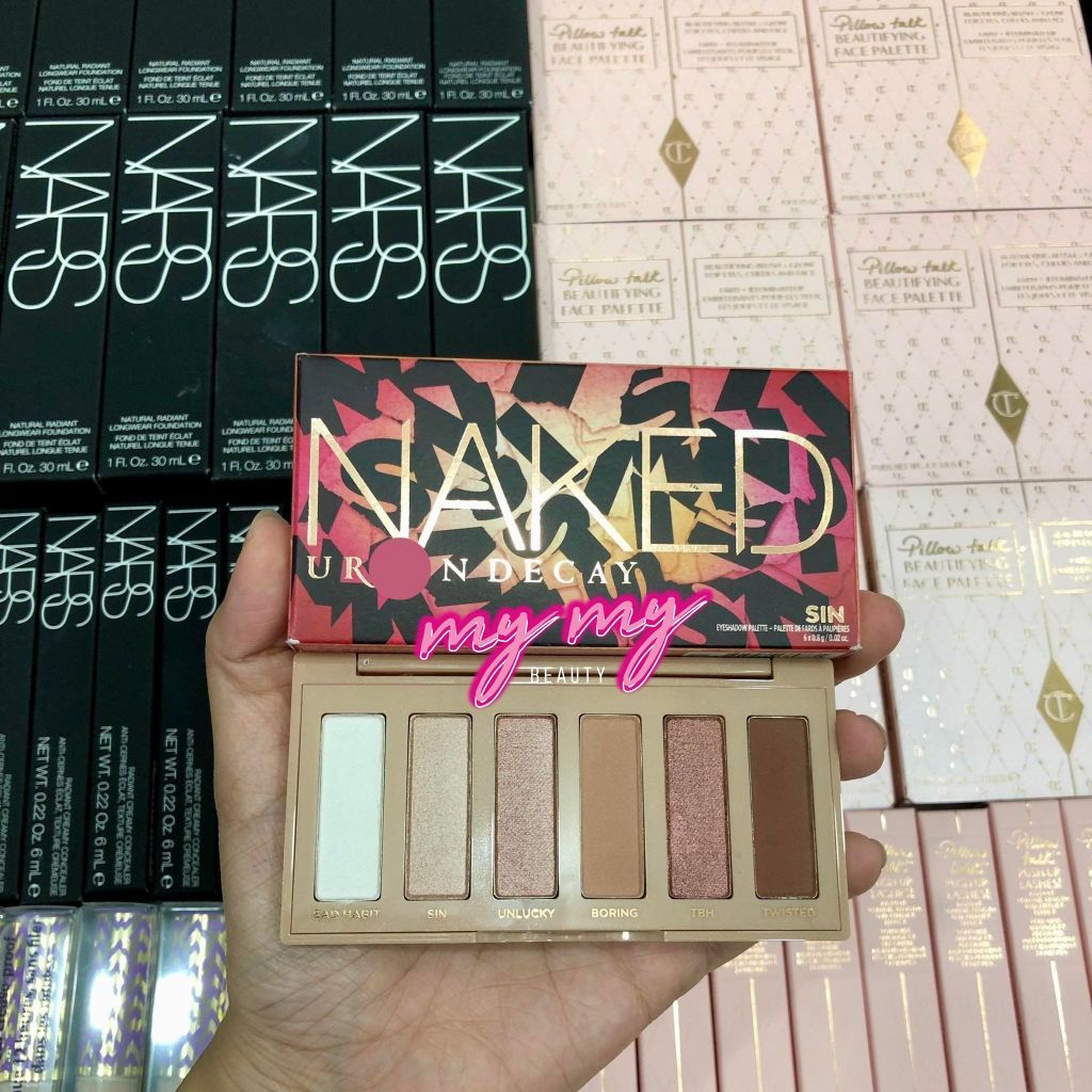 Bảng Phấn Mắt 6 Ô Naked Sin Mini Eyeshadow Palette 6x0 8g Shopee