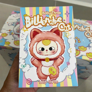 Baby Three Lucky Cat V2 Móc Khóa Gấu Bông Mèo Tỷ Phú Mèo Thần Tài