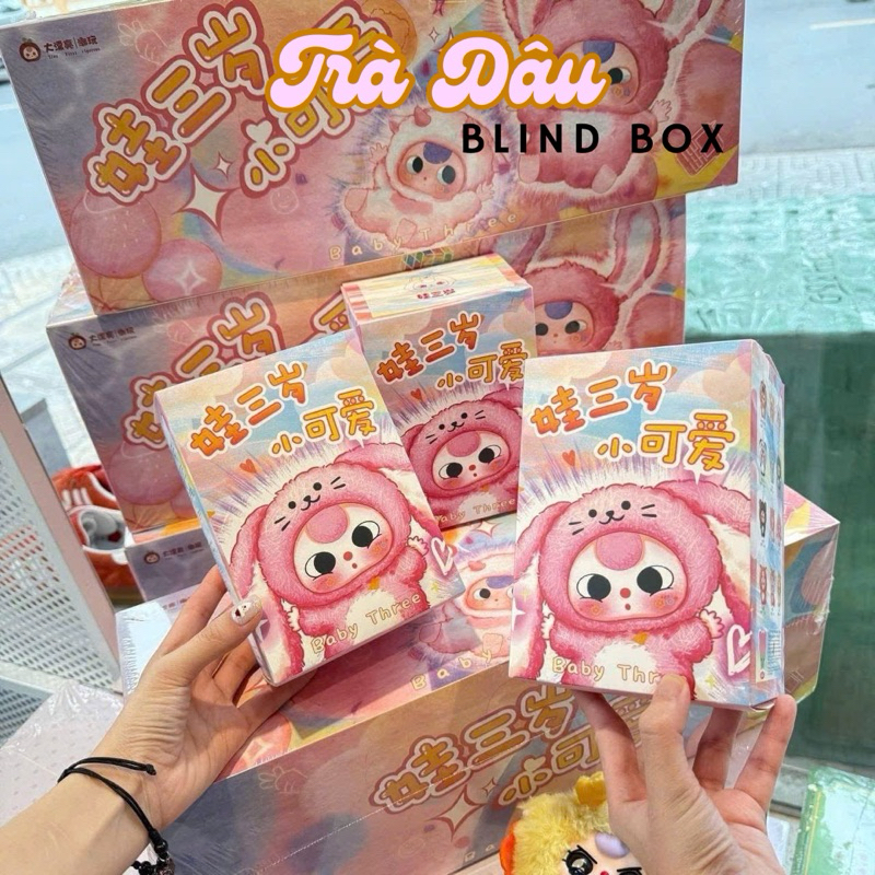 Baby Three V3 Mini baby three blindbox hộp mù cute phiên bản mini