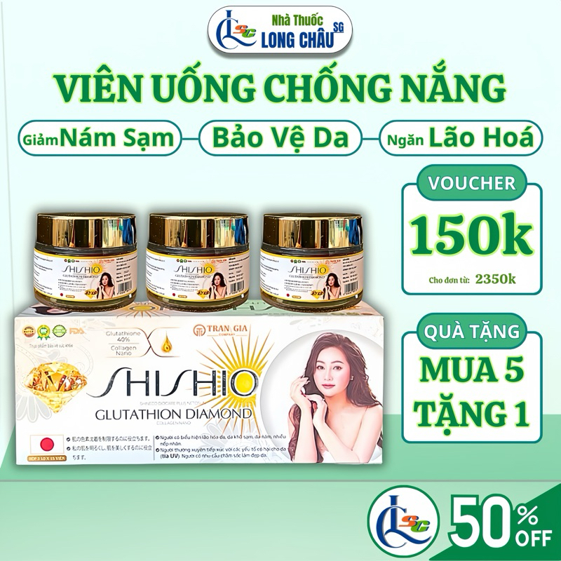 Vi N U Ng Ch Ng N Ng Shishio Glutathione Diamond Tr Ng Da Ch Ng Tia