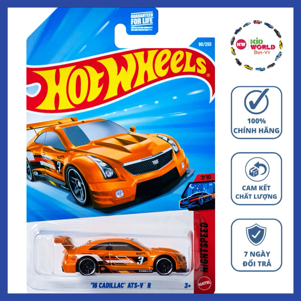 Xe mô hình Hot Wheels basic 16 Cadillac ATS V R JJJ52 Shopee Việt Nam